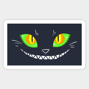 Creepy Cat Face Magnet